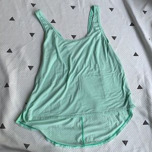 Soft flowy mint lululemon top